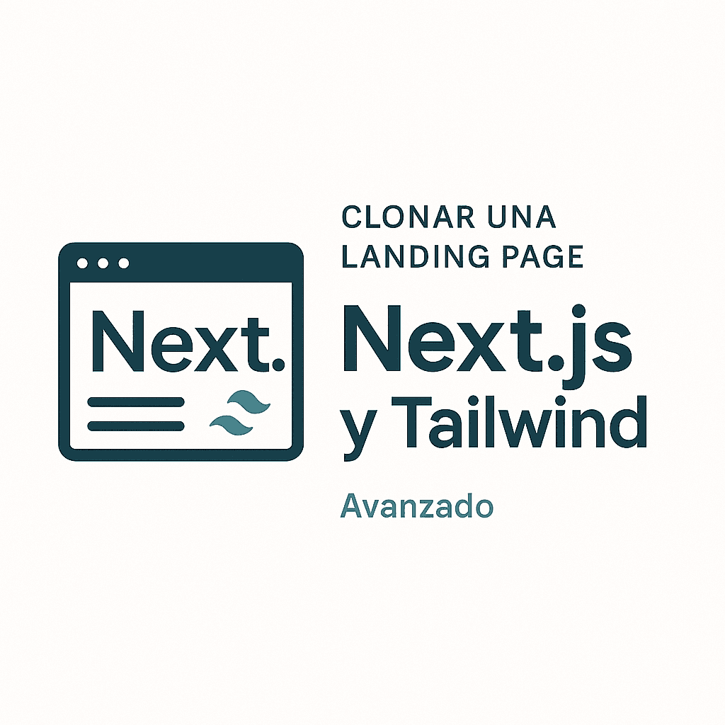 Clona una landing con Next.js + Tailwind