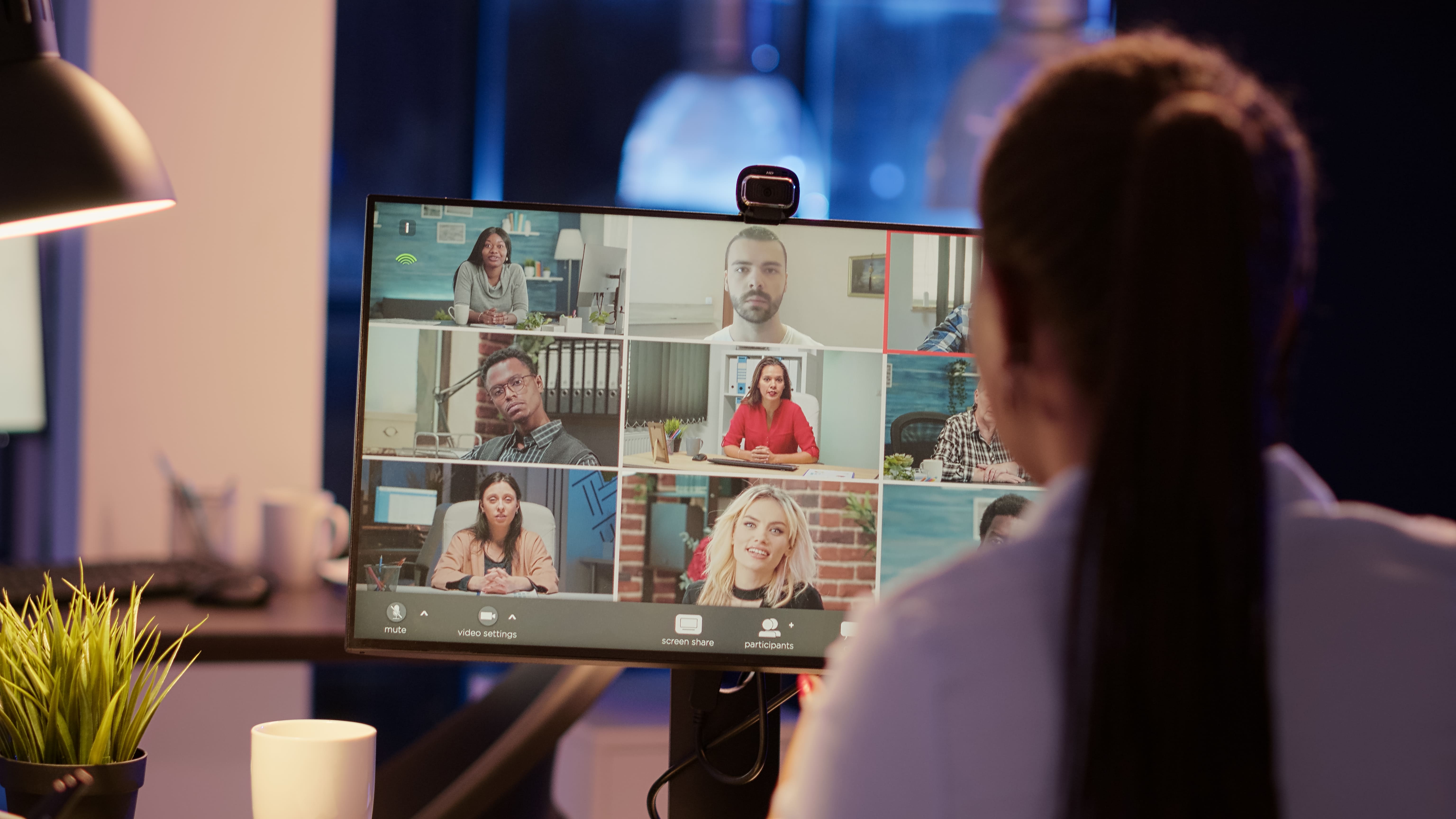 Comunidad en videollamada